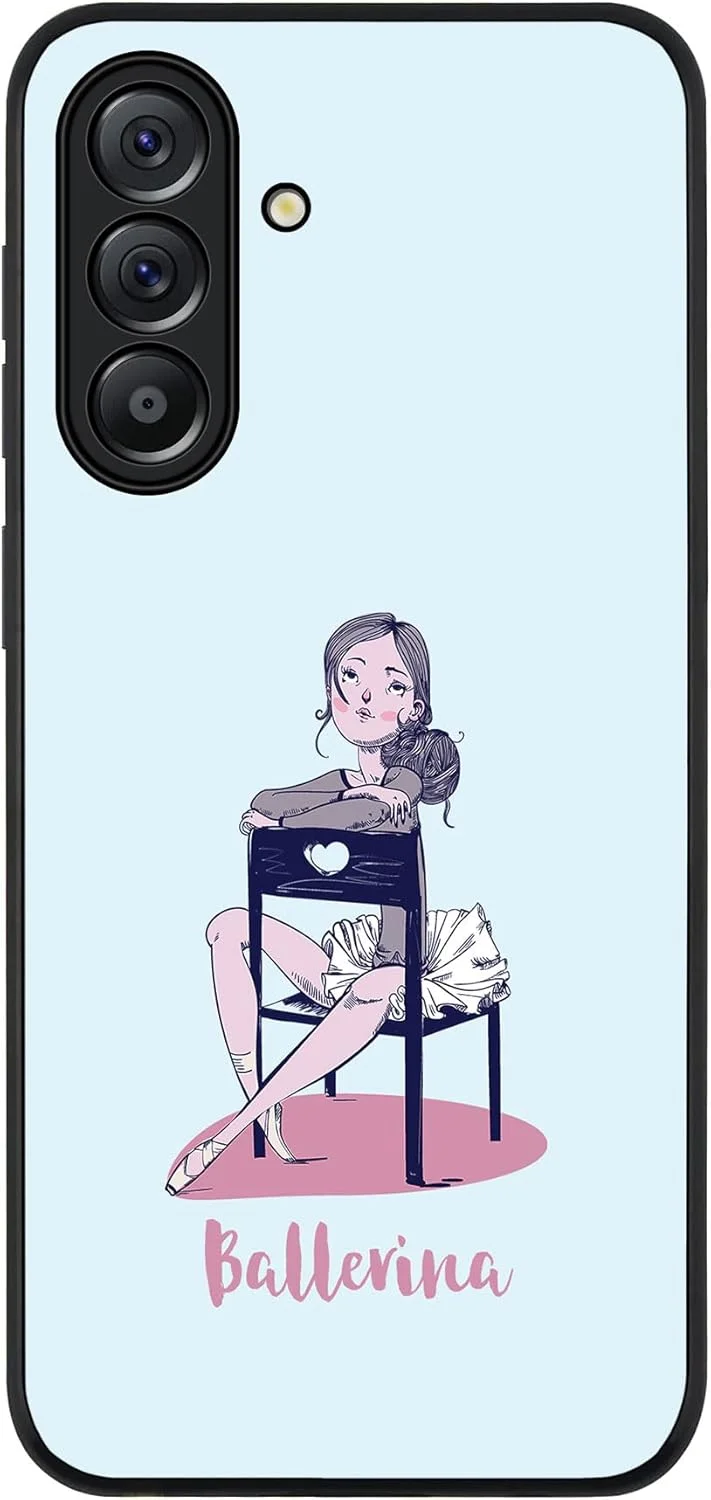 کاور محافظ گوشی سامسونگ گلکسی A56 5G، مقاوم، باریک، محافظ دوربین، ضد ضربه - مدل Ballerina