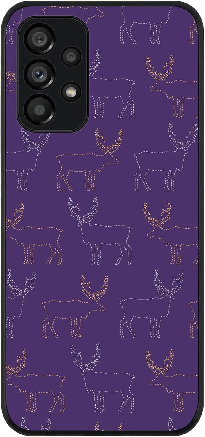 کاور محافظ گوشی سامسونگ گلکسی A23 (LTE / 4G)، طراحی مقاوم، باریک، محافظت از دوربین، ضد ضربه، مدل Purple Moose