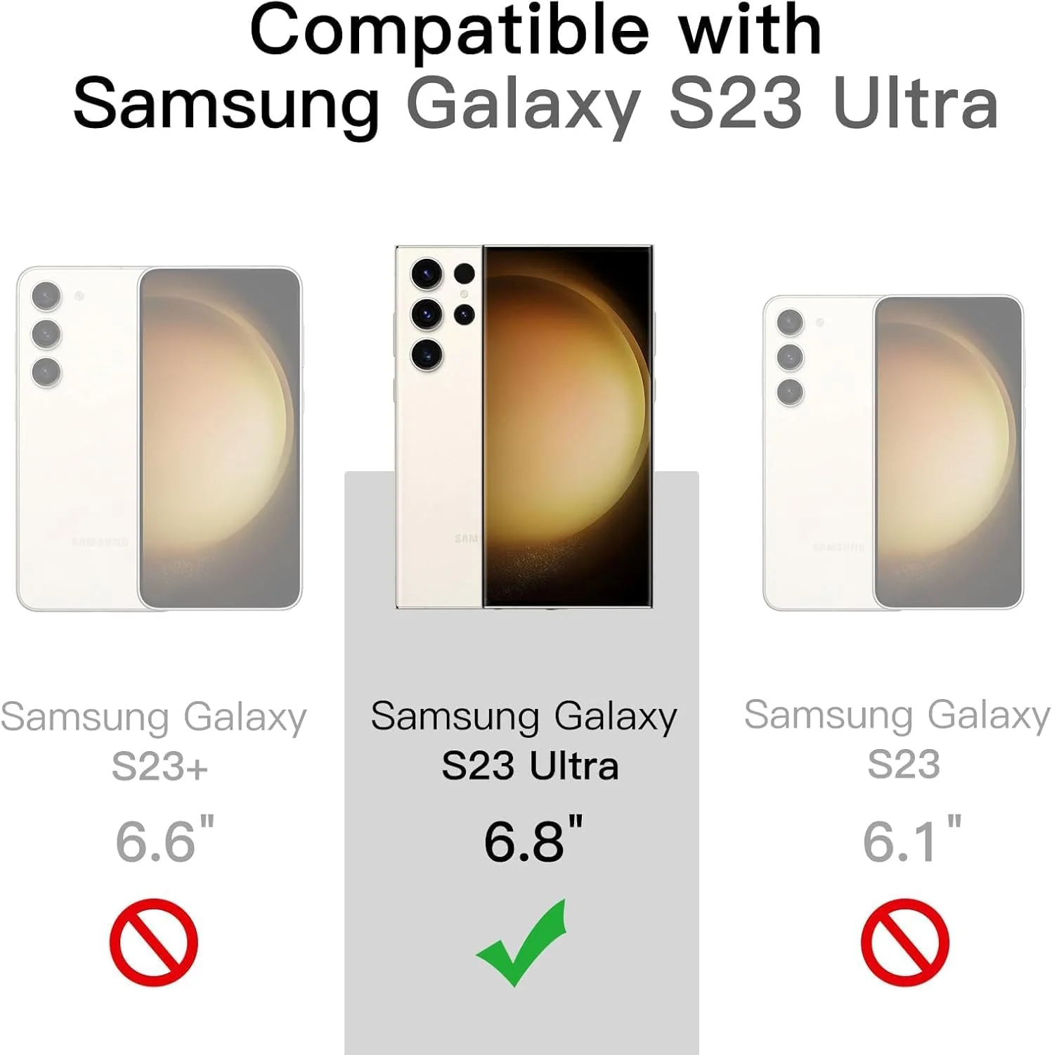 قاب جدید گوشی سامسونگ گلکسی اس 23 اولترا [بافت فیبر کربن] سبک وزن، ضد خش [پشتیبانی از شارژ بی سیم] کاور باریک گوشی برای گلکسی اس 23 اولترا (مشکی، گلکسی اس 23 اولترا)