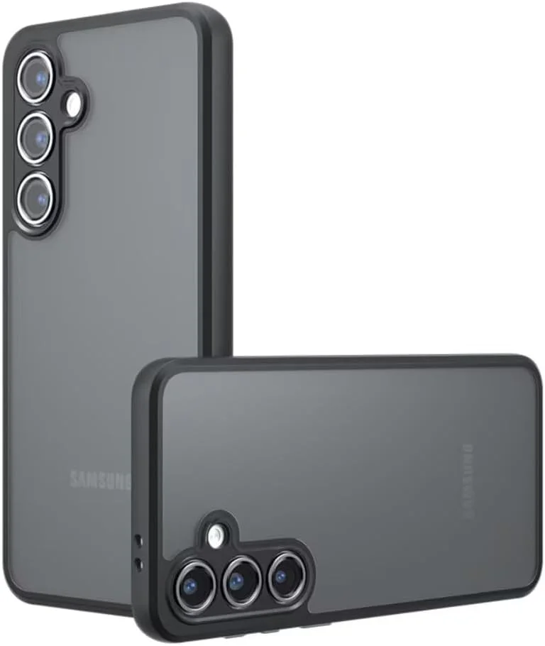 قاب محافظ گوشی سامسونگ گلکسی A07، ضد ضربه، ضد لغزش، ضد خش و ضد اثر انگشت (مشکی)