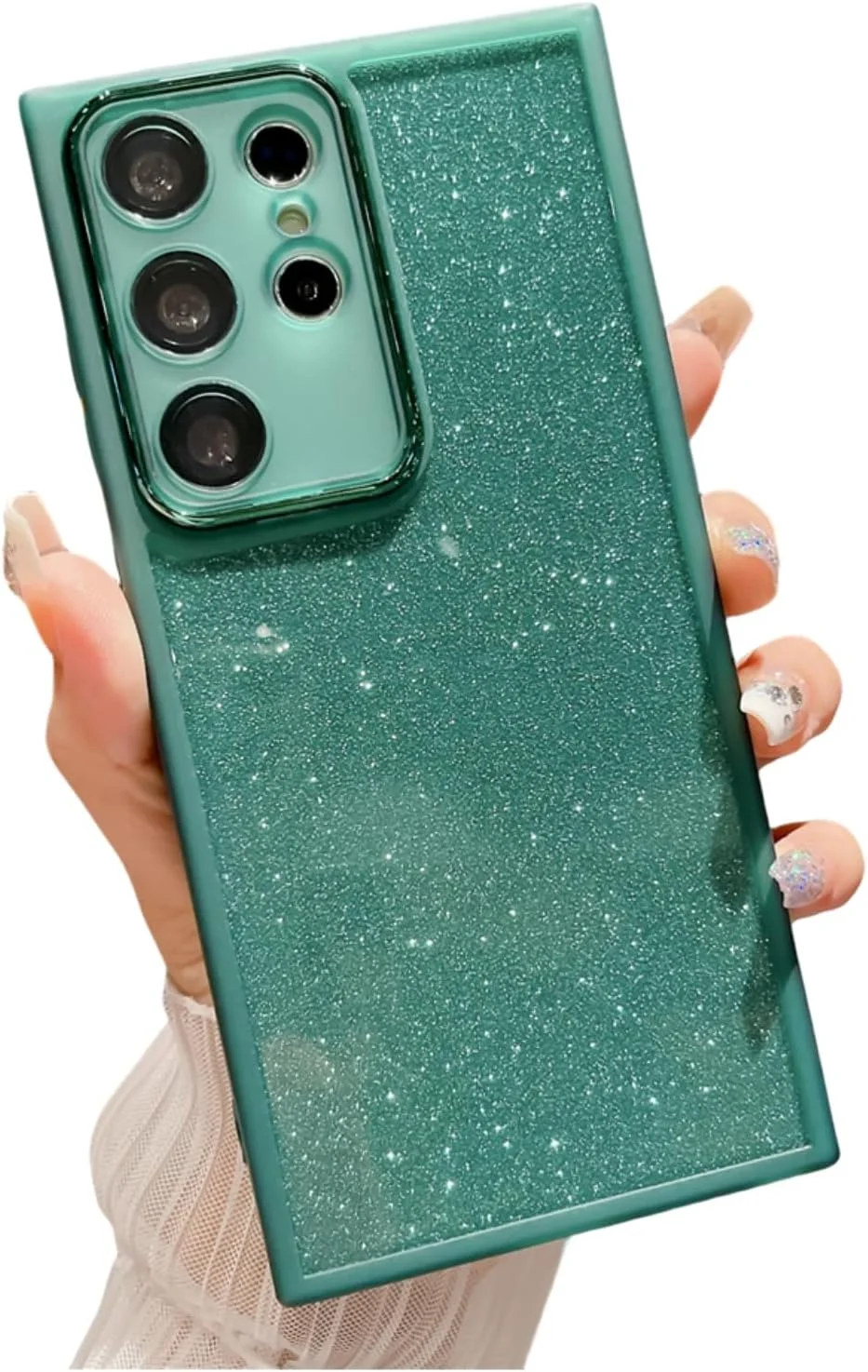 کاور محافظ لنز یکپارچه شفاف گوشی موبایل اولوبرد برای سامسونگ گلکسی A04 A14 A24 A34 A54 5G 4G، کاور پشتی براق و نازک، محافظ نرم