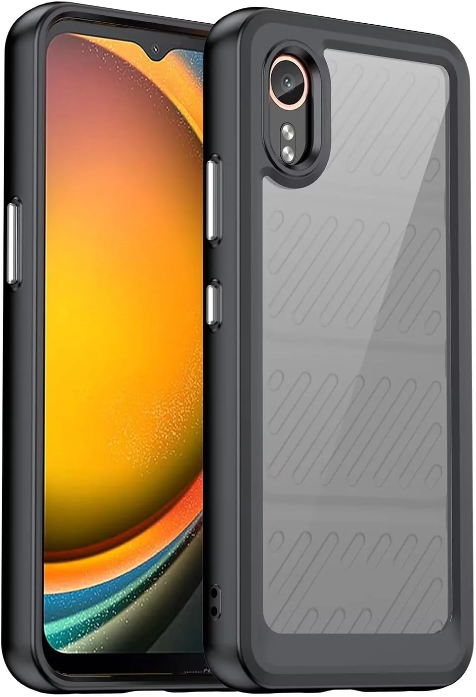 قاب گوشی برای سامسونگ گلکسی XCover 7، PC سخت، ضد خش، سبک وزن، شفاف، پوشش قاب برای سامسونگ گلکسی XCover 7. (مشکی)