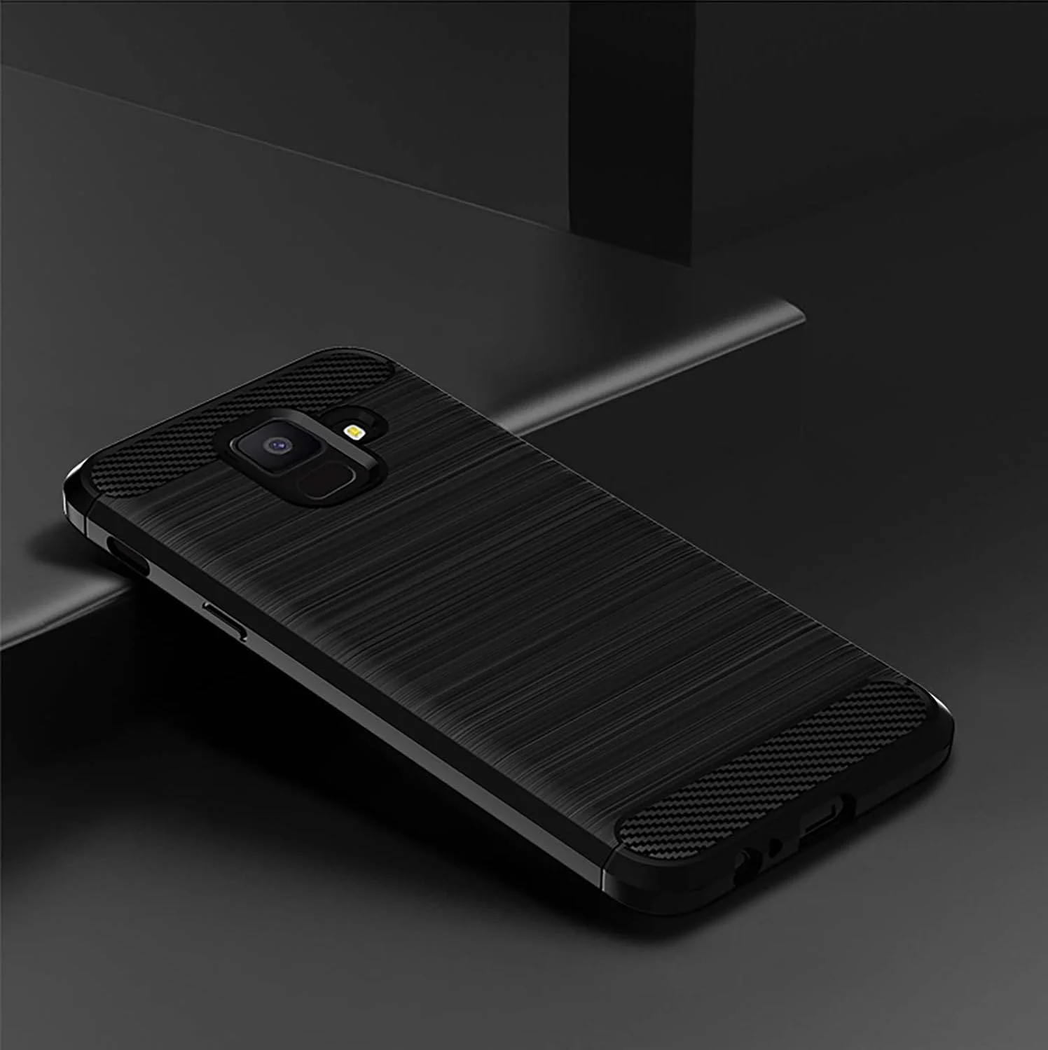 قاب گوشی سامسونگ گلکسی A6 2018، محافظ کامل با حس نرم، ضد خش و ضد اثر انگشت، پوشش مقاوم در برابر خراش مناسب برای گوشی موبایل سامسونگ گلکسی A6 2018