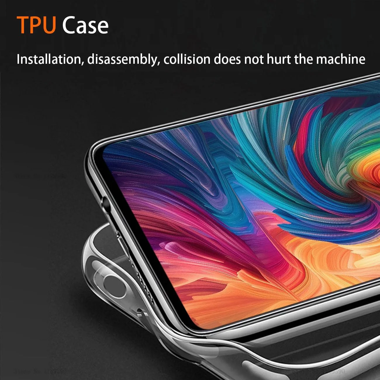 محافظ کیسه هوا برای گوشی سامسونگ گلکسی A17، کاور TPU ضد ضربه، نرم، باریک، محافظت ضد خش، شفاف