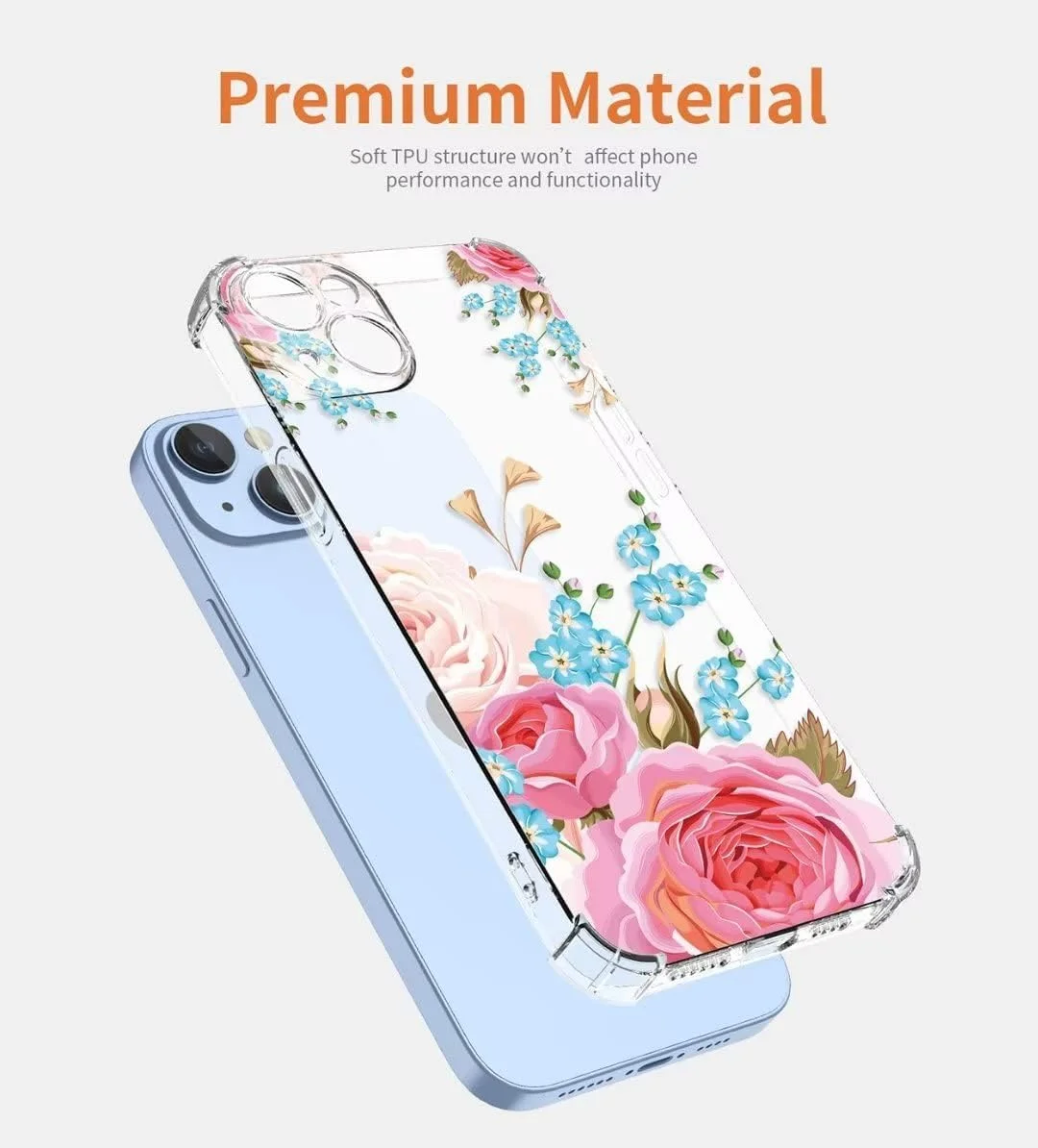 کاور محافظ شفاف باریک سازگار با گوشی سامسونگ گلکسی A05s، بامپر TPU نرم، طرح برجسته سه بعدی دخترانه، ضد ضربه - پاندا