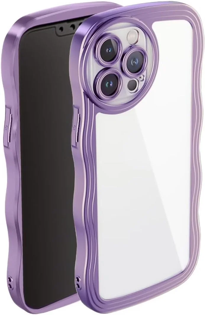 قاب گوشی نرم برای سامسونگ گلکسی S21 FE - قاب باریک سیلیکونی TPU نرم ضربه گیر برای سامسونگ گلکسی S21 FE بنفش