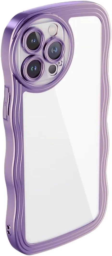 قاب گوشی نرم برای سامسونگ گلکسی S21 FE - قاب باریک سیلیکونی TPU نرم ضربه گیر برای سامسونگ گلکسی S21 FE بنفش