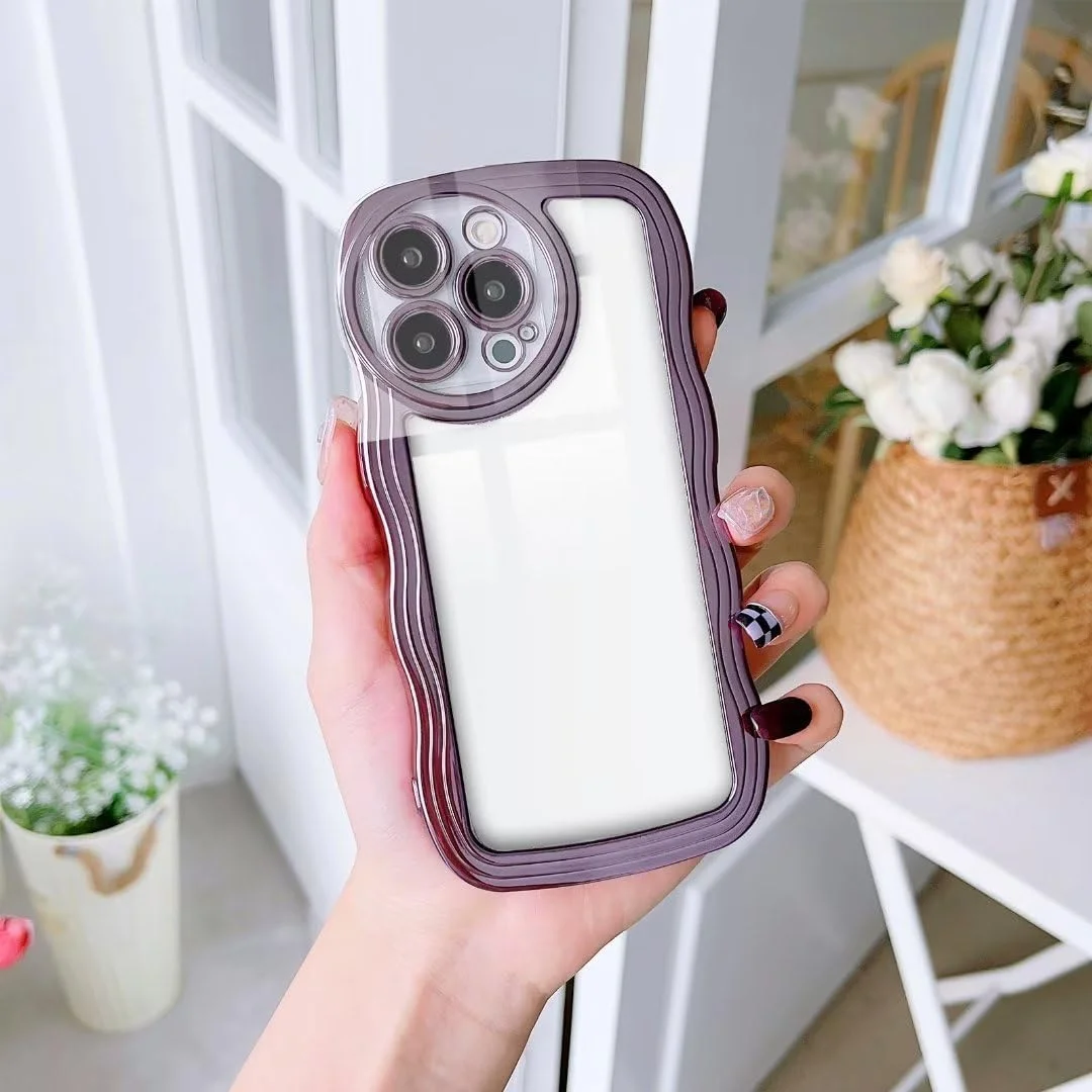 قاب گوشی نرم برای سامسونگ گلکسی S21 FE - قاب باریک سیلیکونی TPU نرم ضربه گیر برای سامسونگ گلکسی S21 FE بنفش