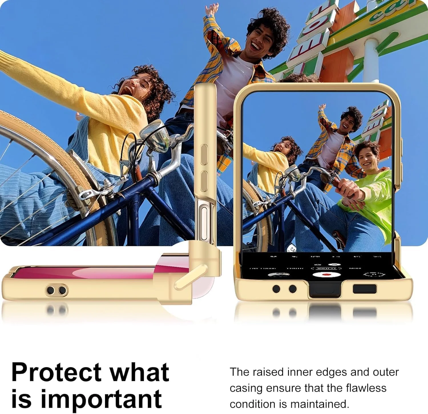 قاب گوشی سامسونگ گلکسی زد فلیپ 5 با حلقه نگهدارنده، پایه مغناطیسی، انعطاف پذیر، پوشش محافظ گوشی زد فلیپ 5، ضد ضربه 360 درجه، محافظت در برابر سقوط (بنفش)