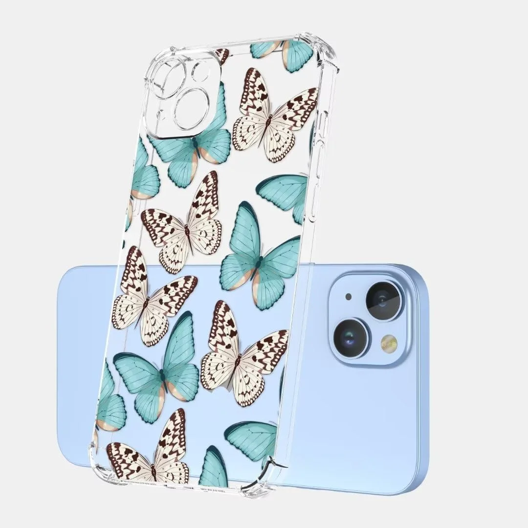 قاب مناسب برای گوشی سامسونگ گلکسی S23 FE، قاب شفاف با طرح گل، مناسب دختران و بانوان - A33