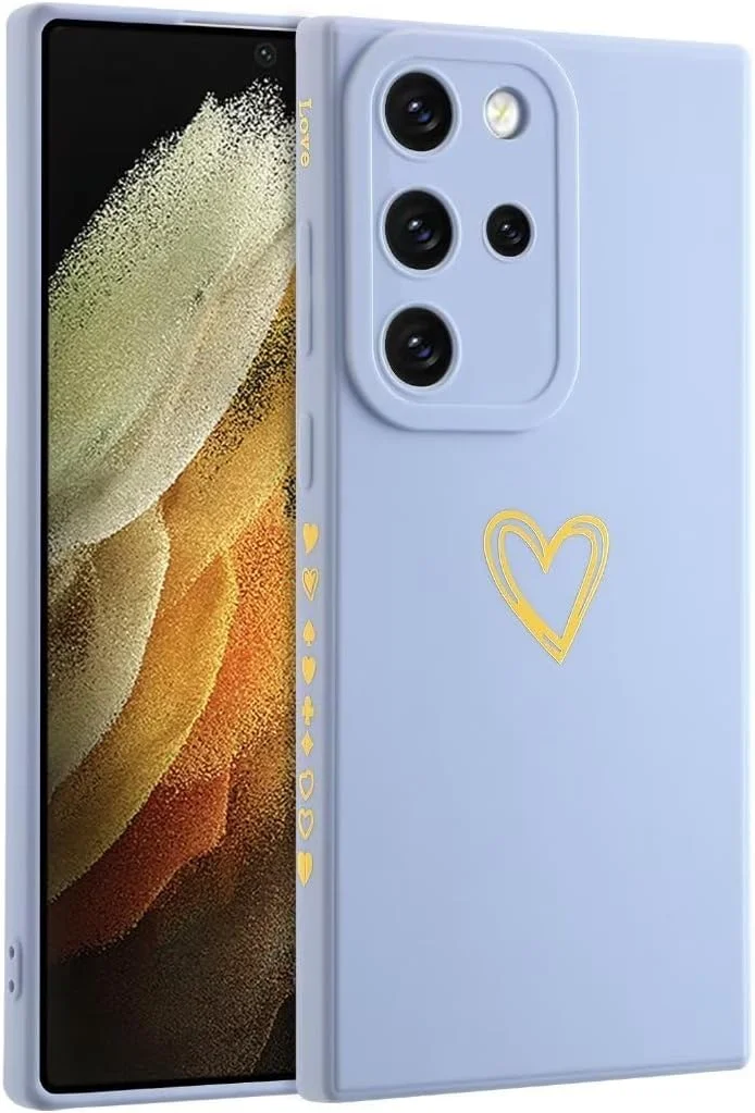 قاب محافظ گوشی سامسونگ گلکسی اس 20 اولترا، با پوشش نرم، ضد ضربه، ضد گرد و غبار، محافظ کامل بدنه، آبی