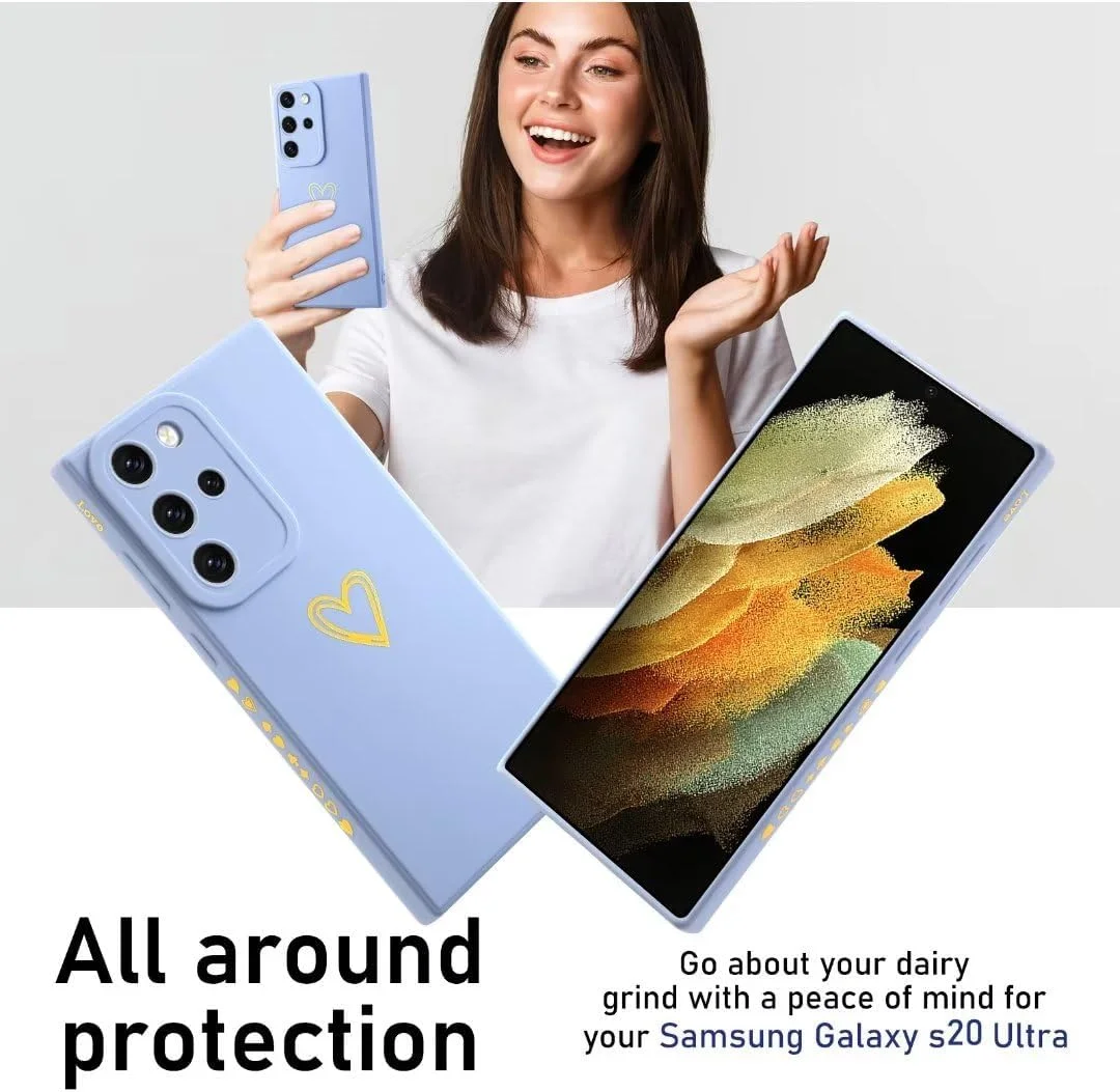 قاب محافظ گوشی سامسونگ گلکسی اس 20 اولترا، با پوشش نرم، ضد ضربه، ضد گرد و غبار، محافظ کامل بدنه، آبی قاب محافظ گوشی سامسونگ گلکسی اس 20 اولترا، با پوشش نرم، ضد ضربه، ضد گرد و غبار، محافظ کامل بدنه، آبی