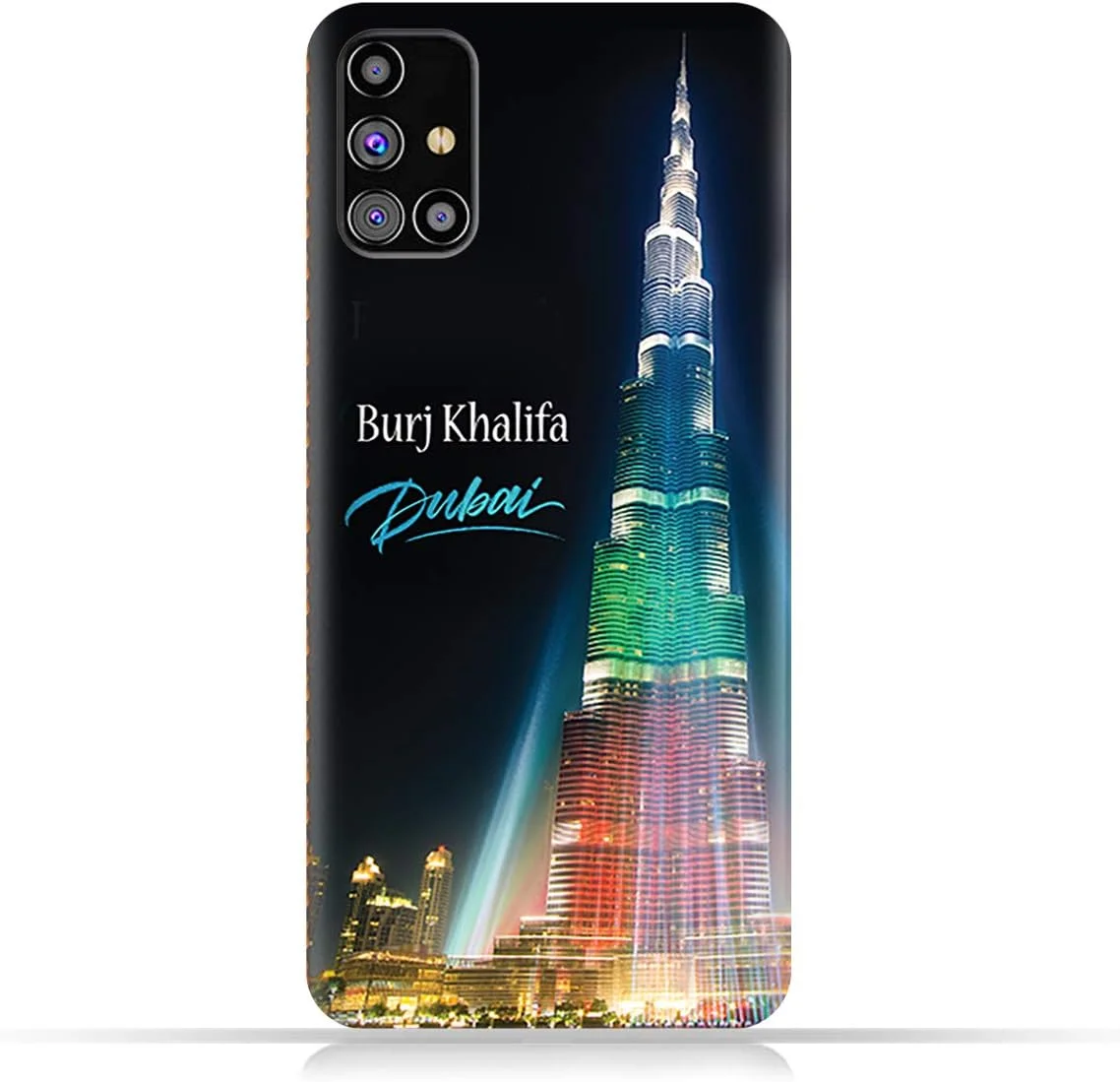 کاور محافظ گوشی سامسونگ گلکسی M31s طرح برج خلیفه روشن