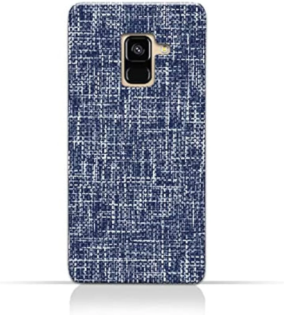 کاور سیلیکونی TPU طرح Chambray برس خورده سازگار با گوشی سامسونگ گلکسی A8+ 2018