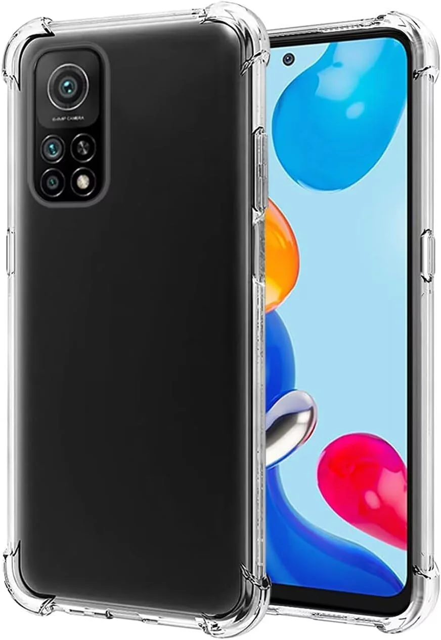 کاور محافظ گوشی شیائومی ردمی نوت 11 4G 2022، کاور زیبا ردمی نوت 11S، کاور سیلیکونی ژله ای TPU انعطاف پذیر و شفاف برای گوشی شیائومی ردمی نوت 11 4G