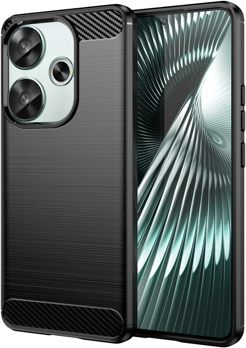 قاب محافظ فیبر کربنی باریک و نرم TPU ضد ضربه برای گوشی شیائومی ردمی توربو 3 5G / پوکو F6 5G