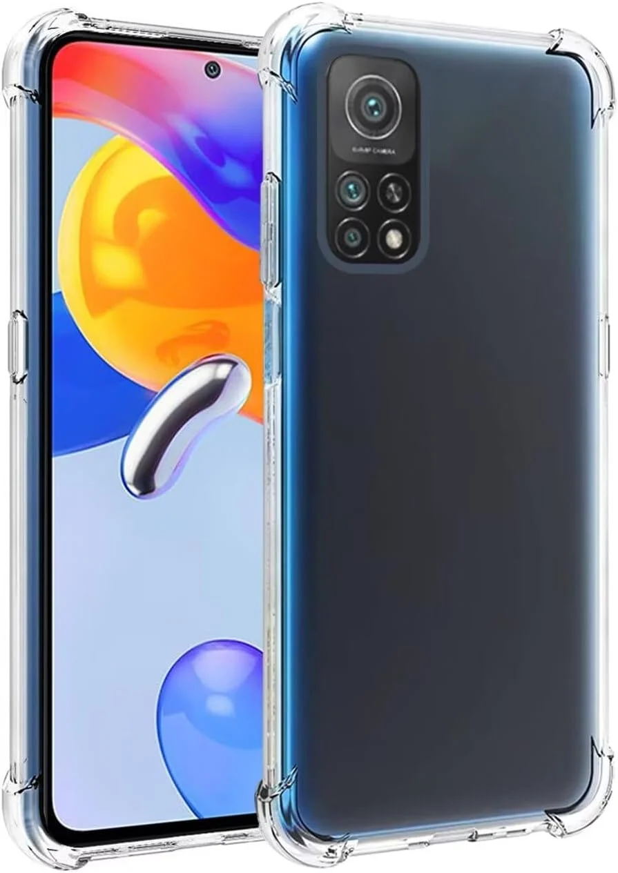 کاور محافظ گوشی ردمی نوت 11 پرو (4G/5G)/ ردمی نوت 11E پرو/ ردمی نوت 12 پرو 4G دخترانه، کاور محافظ شفاف، نرم، انعطاف پذیر و باریک TPU برای شیائومی ردمی نوت 11 پرو - شفاف