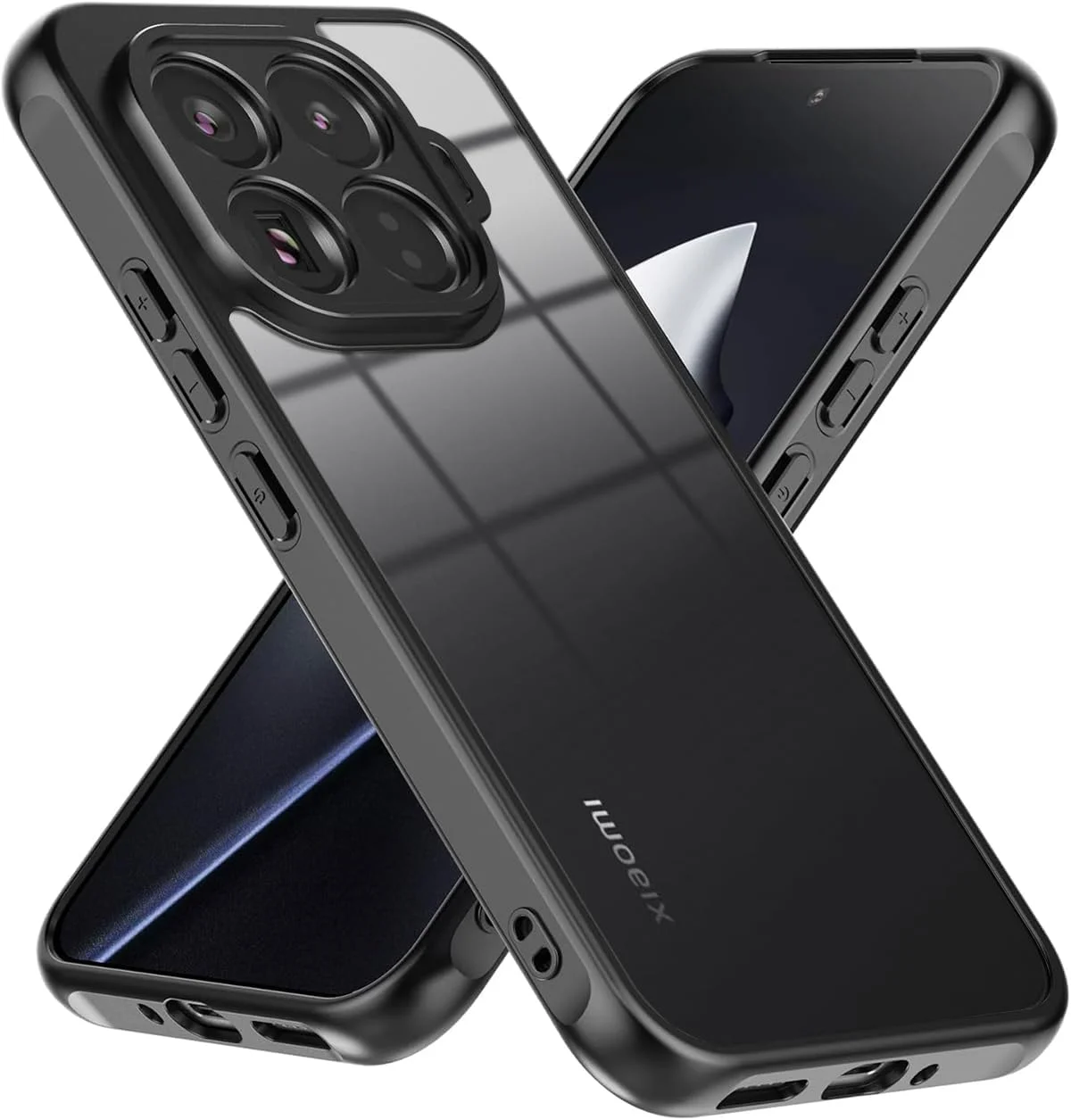 کاور محافظ باریک و شفاف QUIETIP برای گوشی شیائومی 15T Pro، مشکی