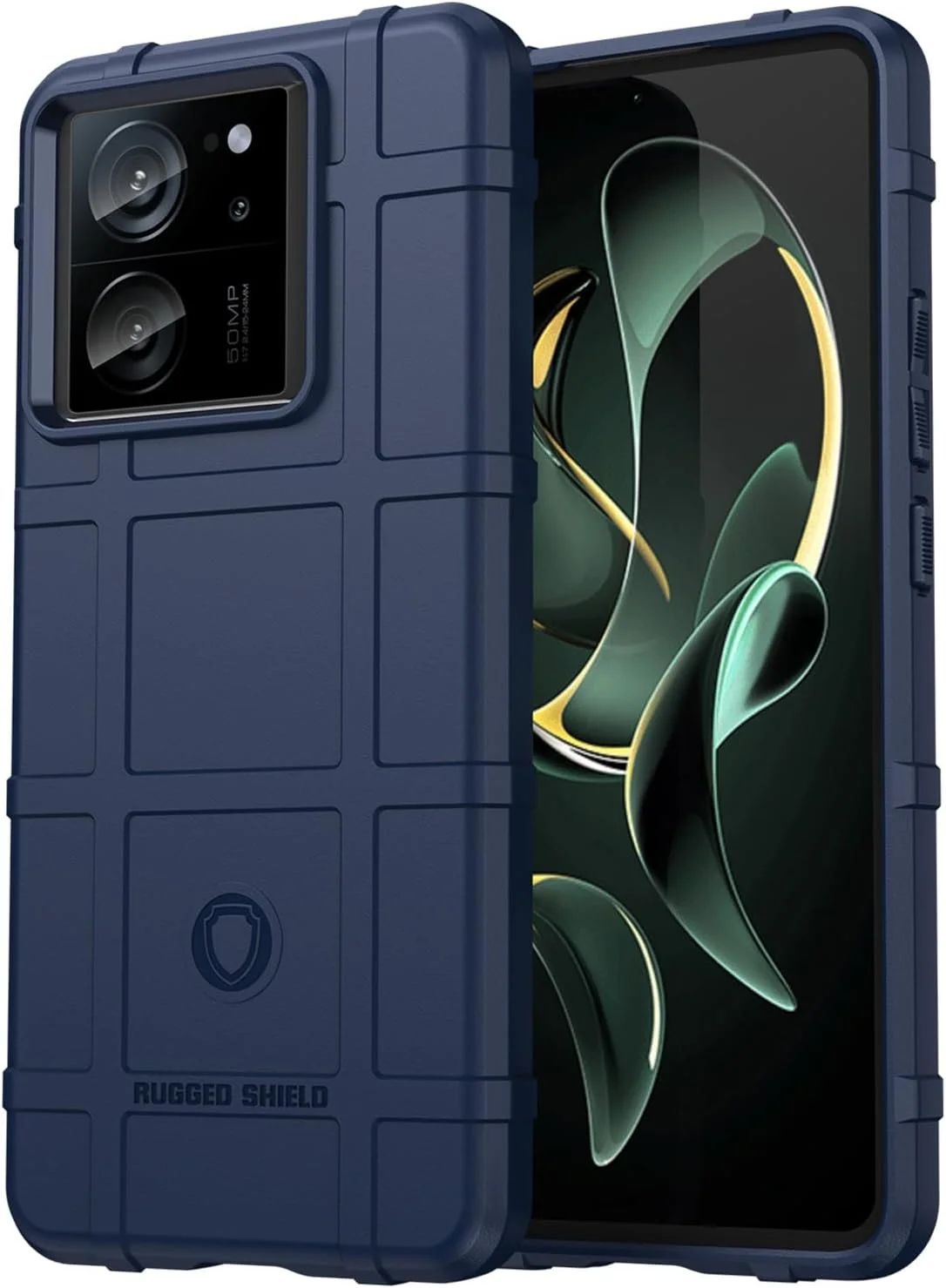 قاب باریک مناسب برای ردمی K60 Ultra، قاب برای شیائومی 13T/13T Pro، محافظ بادوام و مقاوم در برابر سقوط با درجه نظامی برای K60 Ultra/Xiaomi 13T/13T Pro، آبی HD