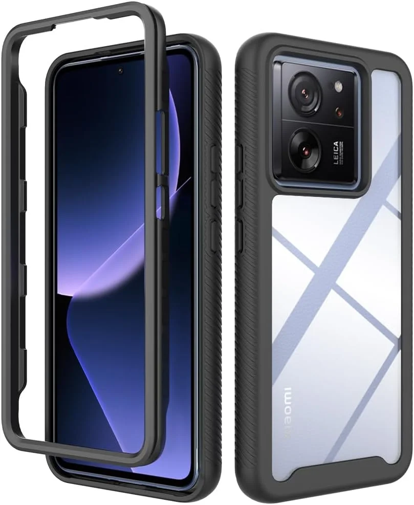 کاور محافظ سازگار با شیائومی 13T Pro، کاور سازگار با شیائومی 13T، کاور محافظ ضد ضربه و ضد سقوط سازگار با شیائومی ردمی K60 Ultra مدل 23078RKD5C - مشکی