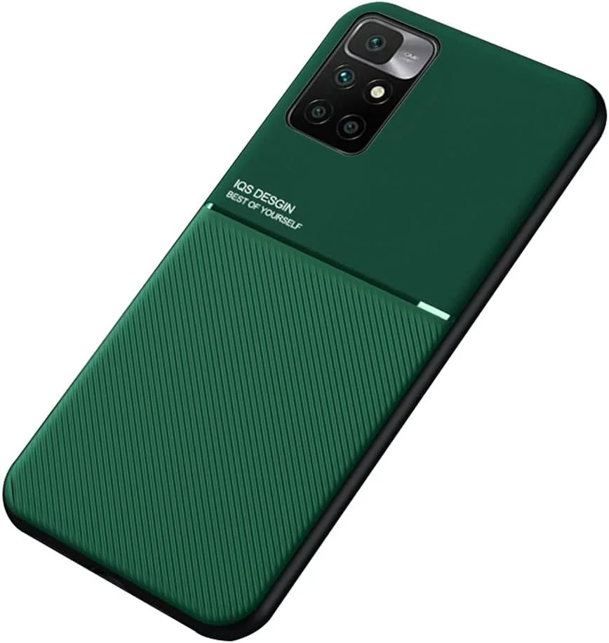 قاب موون برای شیائومی ردمی 10/ ردمی نوت 11 4G 2021 - کاور بامپر با صفحه فلزی داخلی برای شیائومی ردمی 10/ ردمی نوت 11 4G 2021 - سبز