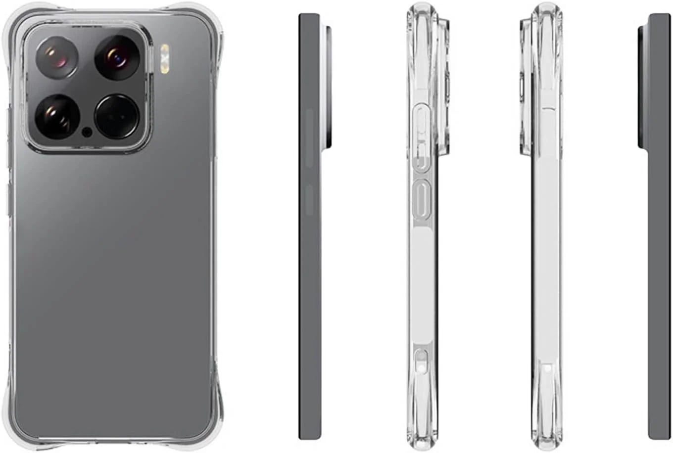 قاب محافظ گوشی شیائومی 15، ضد خش، شفاف، ضد زرد شدن، ضد ضربه و باریک مناسب برای شیائومی 15 با اندازه 6.36 اینچ