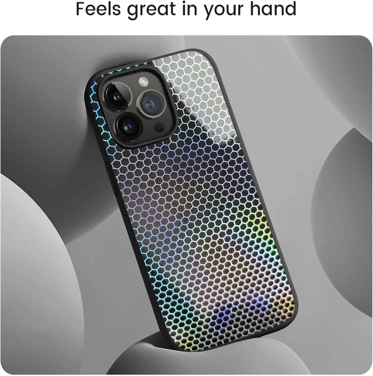 قاب محافظ گوشی شیائومی ردمی A3 / A3x، کاور نازک TPU سیلیکونی نرم، بازتاب سه بعدی پشتی، ضد اثر انگشت، مشکی