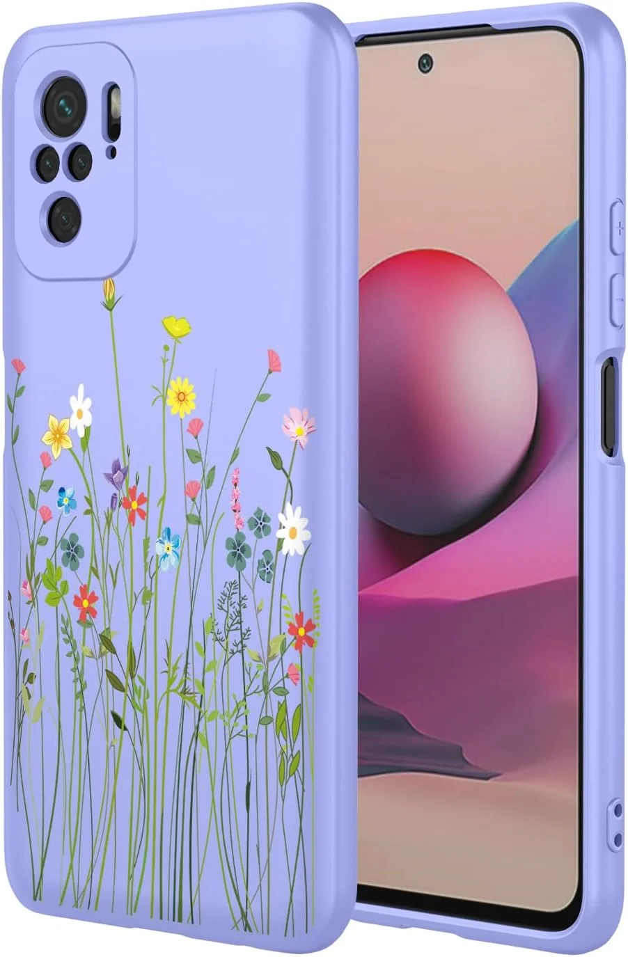 قاب محافظ گوشی شیائومی ردمی نوت 10S، ردمی نوت 10 4G، شیائومی پوکو M5s M2101K7AI، ضد ضربه، بامپر انعطاف پذیر، جنس TPU نرم، طرح گل، کاور گوشی برای شیائومی ردمی نوت 10S - گل بنفش قاب محافظ گوشی شیائومی ردمی نوت 10S، ردمی نوت 10 4G، شیائومی پوکو M5s M2101K7AI، ضد ضربه، بامپر انعطاف پذیر، جنس TPU نرم، طرح گل، کاور گوشی برای شیائومی ردمی نوت 10S - گل بنفش