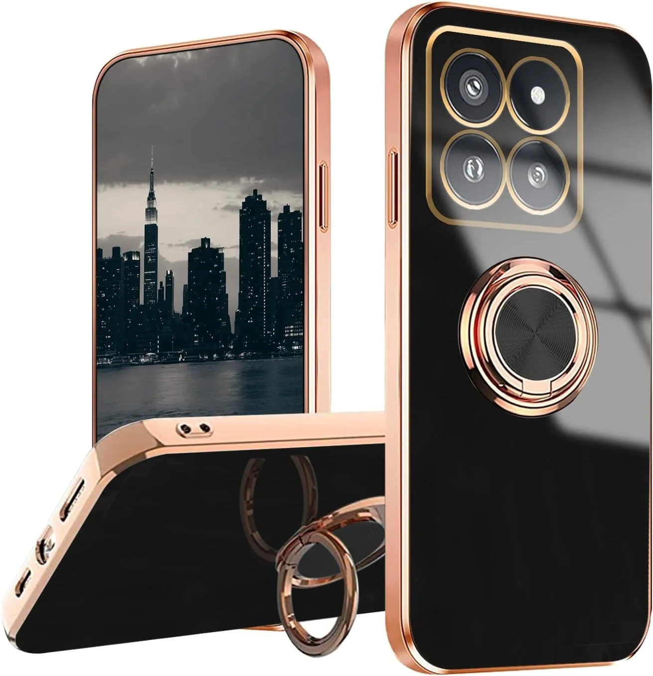 قاب گوشی شیائومی 14T با استند مغناطیسی، کاور سیلیکونی شیائومی 14T با حلقه نگهدارنده، ضد ضربه، باریک، نازک، روکش لوکس و محافظ بامپر (مشکی) قاب گوشی شیائومی 14T با استند مغناطیسی، کاور سیلیکونی شیائومی 14T با حلقه نگهدارنده، ضد ضربه، باریک، نازک، روکش لوکس و محافظ بامپر (مشکی)