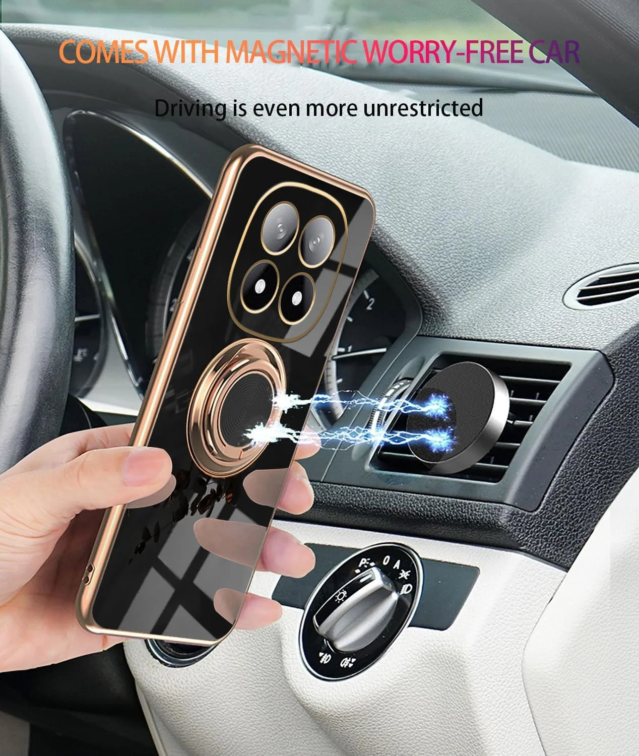 قاب گوشی شیائومی ردمی نوت 14 پرو 5G با استند مغناطیسی، کاور سیلیکونی ردمی نوت 14 پرو 5G با حلقه نگهدارنده، ضد ضربه، باریک، روکش لوکس و محافظ بامپر (مشکی) قاب گوشی شیائومی ردمی نوت 14 پرو 5G با استند مغناطیسی، کاور سیلیکونی ردمی نوت 14 پرو 5G با حلقه نگهدارنده، ضد ضربه، باریک، روکش لوکس و محافظ بامپر (مشکی)