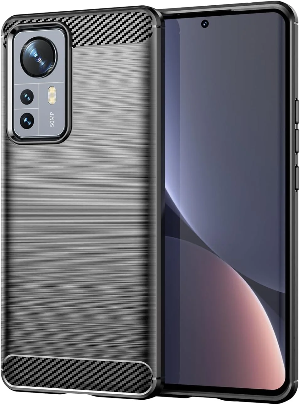 قاب محافظ گوشی شیائومی Mi 12 Pro 5G مدل 2201122C، فیبر کربنی ضد ضربه، باریک، سیلیکونی، مقاوم، پوشش پشتی TPU نرم، مشکی قاب محافظ گوشی شیائومی Mi 12 Pro 5G مدل 2201122C، فیبر کربنی ضد ضربه، باریک، سیلیکونی، مقاوم، پوشش پشتی TPU نرم، مشکی