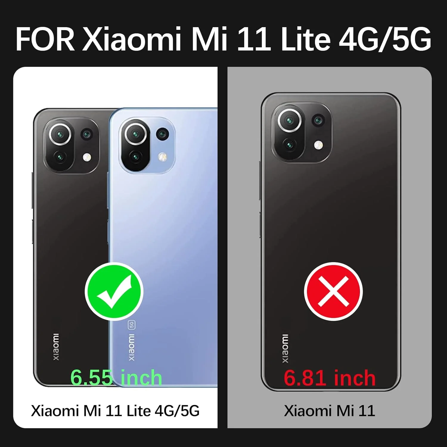 قاب گوشی برای شیائومی Mi 11 Lite، قاب محافظ نرم و شفاف با طرح پروانه، قلب و گل، دارای پایه و بند برای شیائومی Mi 11 Lite 4G/5G (رزگلد)