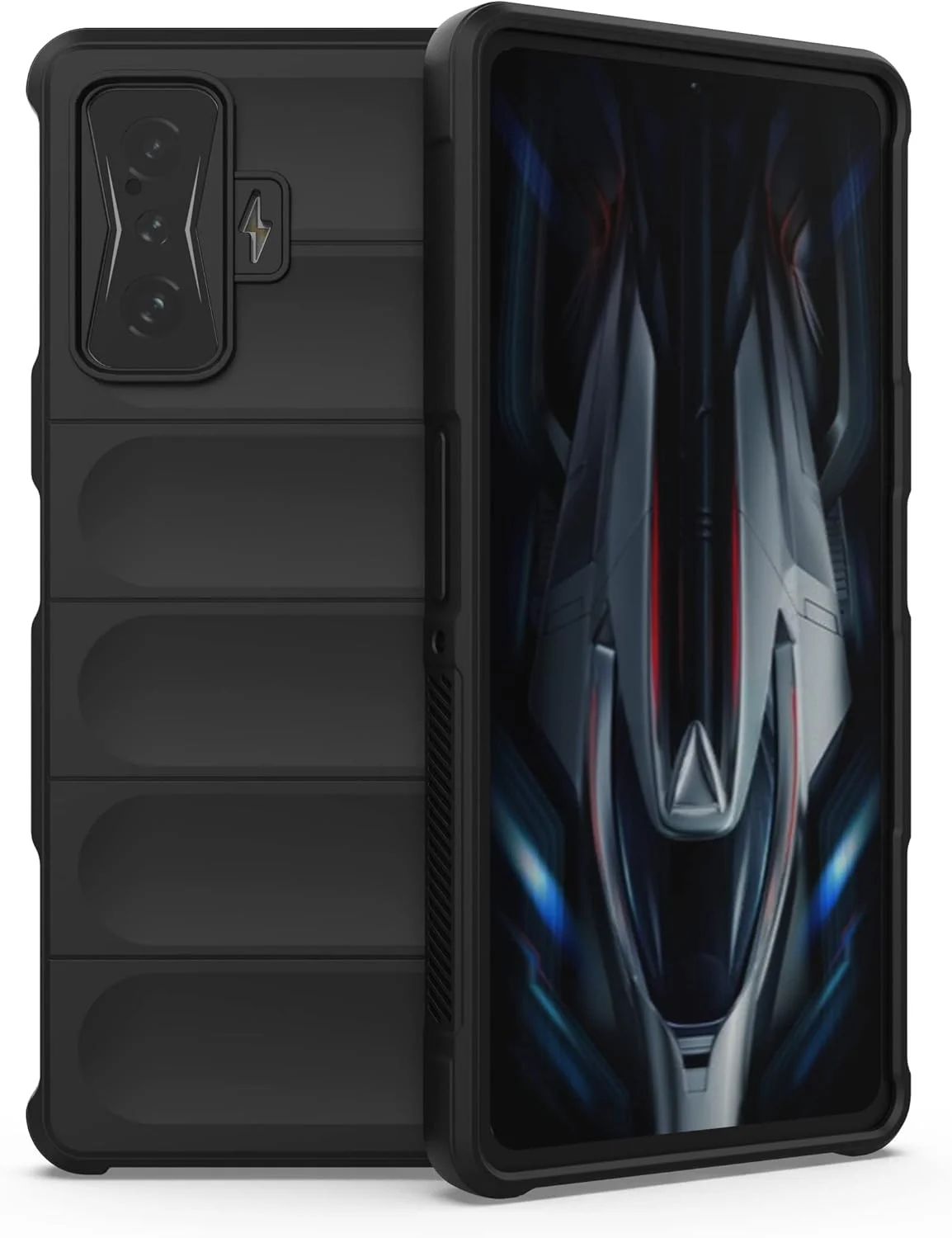 قاب محافظ گوشی شیائومی پوکو F4 GT 5G، کاور نرم TPU برای گوشی شیائومی ردمی K50 گیمینگ، مشکی