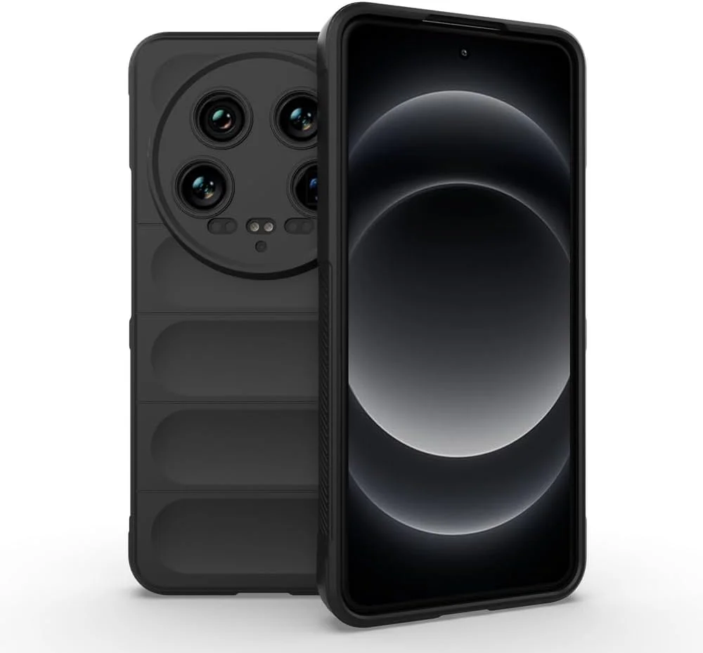 کاور محافظ گوشی سازگار با شیائومی 14 اولترا، کاور نرم TPU سازگار با گوشی موبایل شیائومی 14 اولترا 5G مدل 24031PN0DC - مشکی