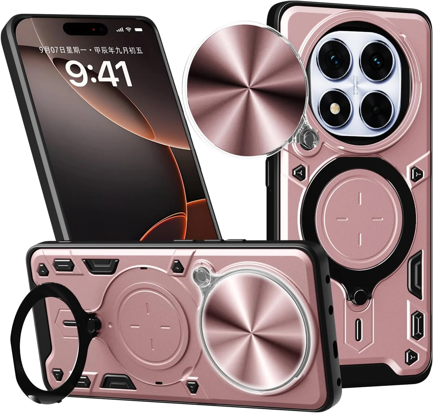 قاب محافظ سازگار با گوشی شیائومی ردمی نوت ۱۴ پرو 5G، دارای پوشش کشویی لنز دوربین، سازگار با گوشی شیائومی ردمی نوت ۱۴ پرو 5G مدل 24090RA29C، رنگ صورتی قاب محافظ سازگار با گوشی شیائومی ردمی نوت ۱۴ پرو 5G، دارای پوشش کشویی لنز دوربین، سازگار با گوشی شیائومی ردمی نوت ۱۴ پرو 5G مدل 24090RA29C، رنگ صورتی