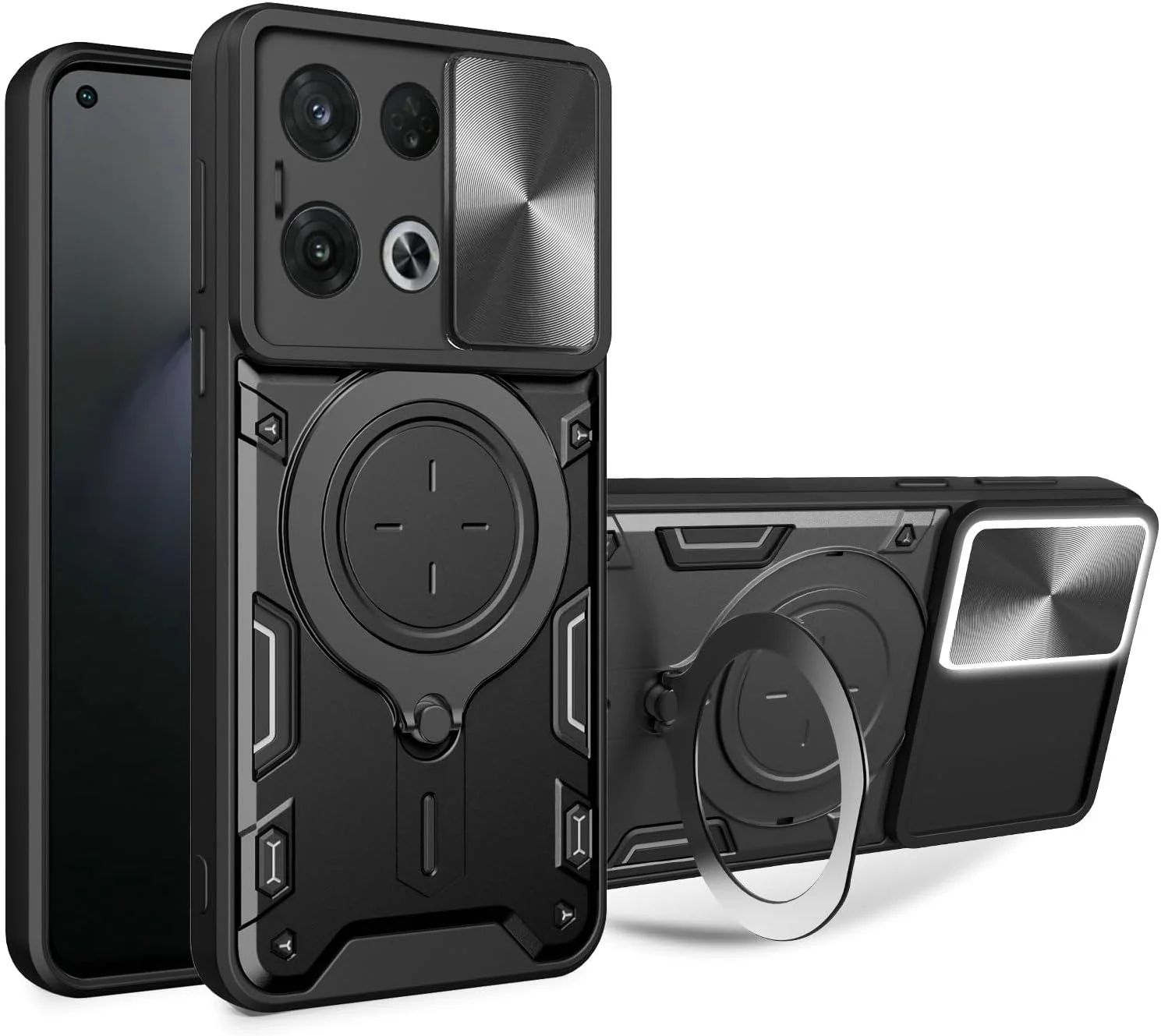 کاور محافظ سازگار با گوشی شیائومی پوکو X6 پرو 5G، دارای پوشش کشویی لنز دوربین، سازگار با شیائومی ردمی K70E 5G مدل 2311DRK48C / پوکو X6 پرو 5G مدل 2311DRK48G 2311DRK48I، رنگ مشکی کاور محافظ سازگار با گوشی شیائومی پوکو X6 پرو 5G، دارای پوشش کشویی لنز دوربین، سازگار با شیائومی ردمی K70E 5G مدل 2311DRK48C / پوکو X6 پرو 5G مدل 2311DRK48G 2311DRK48I، رنگ مشکی