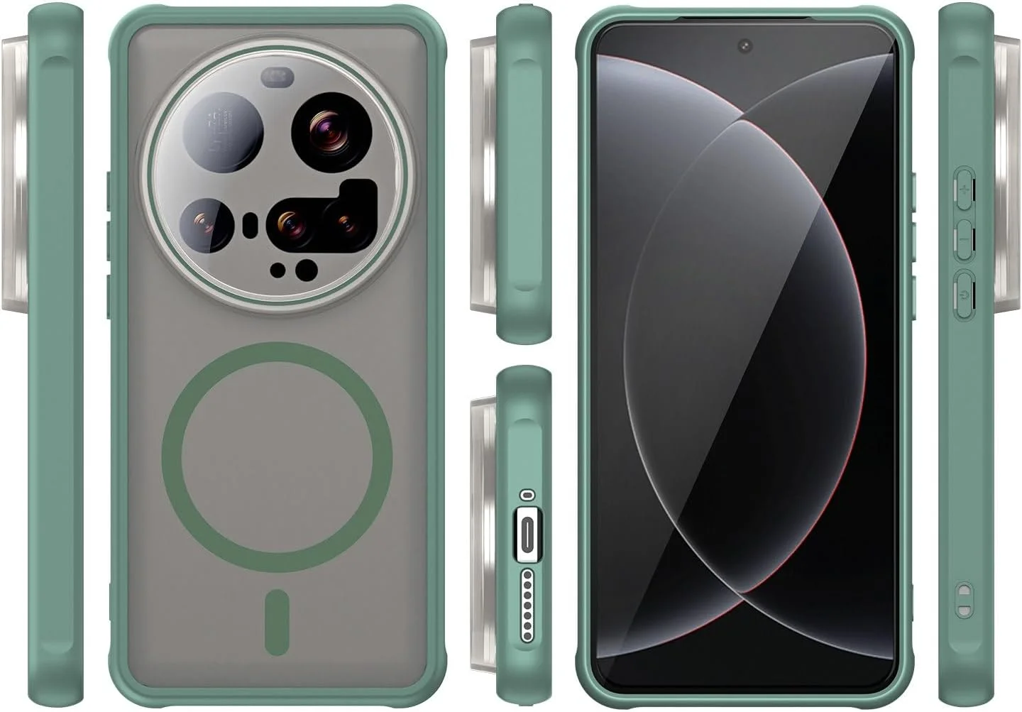 کاور محافظ گوشی شیائومی 15 اولترا، سازگار با MagSafe، ضد ضربه، مدل 25010PN30G، رنگ سبز کاور محافظ گوشی شیائومی 15 اولترا، سازگار با MagSafe، ضد ضربه، مدل 25010PN30G، رنگ سبز