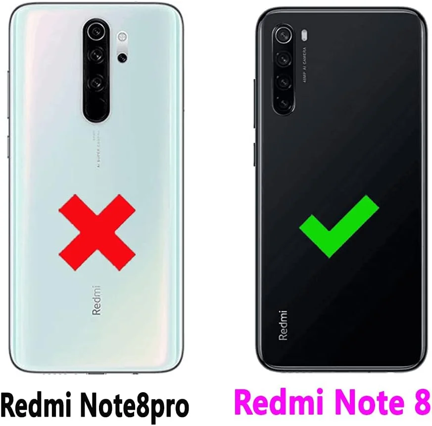 کیف پول چرمی سازگار با شیائومی ردمی نوت 8، دارای بند مچی، کاور تاشو، جای کارت، استند، لوازم جانبی تلفن همراه، مناسب برای زنان و مردان - مشکی