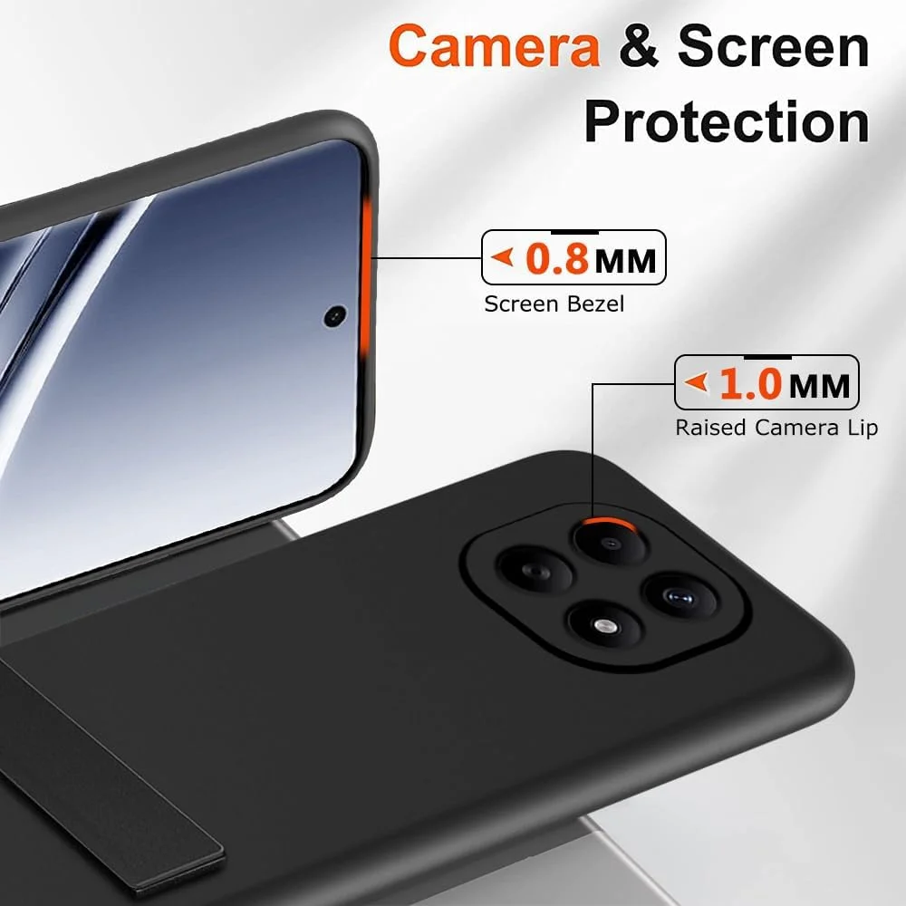 قاب محافظ گوشی شیائومی ردمی نوت 15 5G به همراه محافظ صفحه نمایش شیشه ای، دارای پایه فلزی با قابلیت تنظیم در 3 حالت، کاور محافظ سیلیکونی TPU ضد ضربه برای ردمی نوت 15 5G مدل 2025 - مشکی قاب محافظ گوشی شیائومی ردمی نوت 15 5G به همراه محافظ صفحه نمایش شیشه ای، دارای پایه فلزی با قابلیت تنظیم در 3 حالت، کاور محافظ سیلیکونی TPU ضد ضربه برای ردمی نوت 15 5G مدل 2025 - مشکی