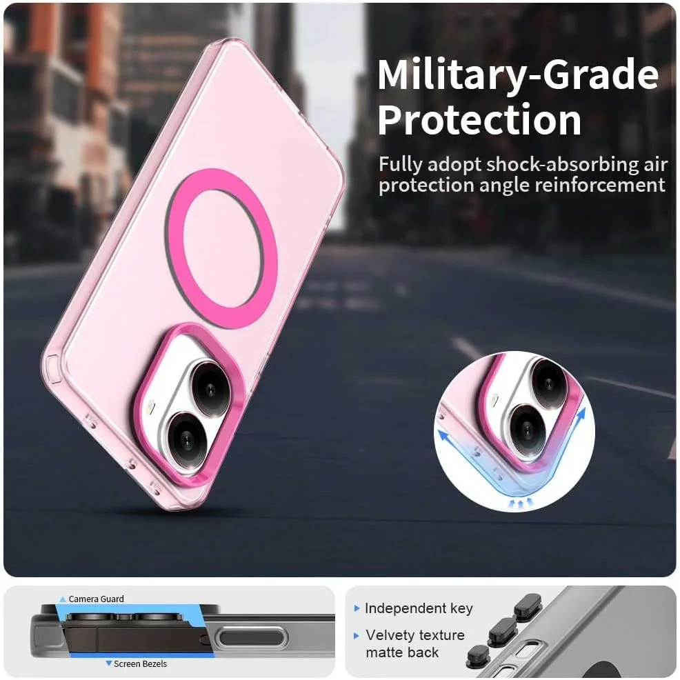 کاور محافظ گوشی شیائومی پوکو X7 پرو 5G، سازگار با مگ‌سیف، کاور مغناطیسی ضد ضربه، سازگار با ردمی توربو 4 5G - قرمز