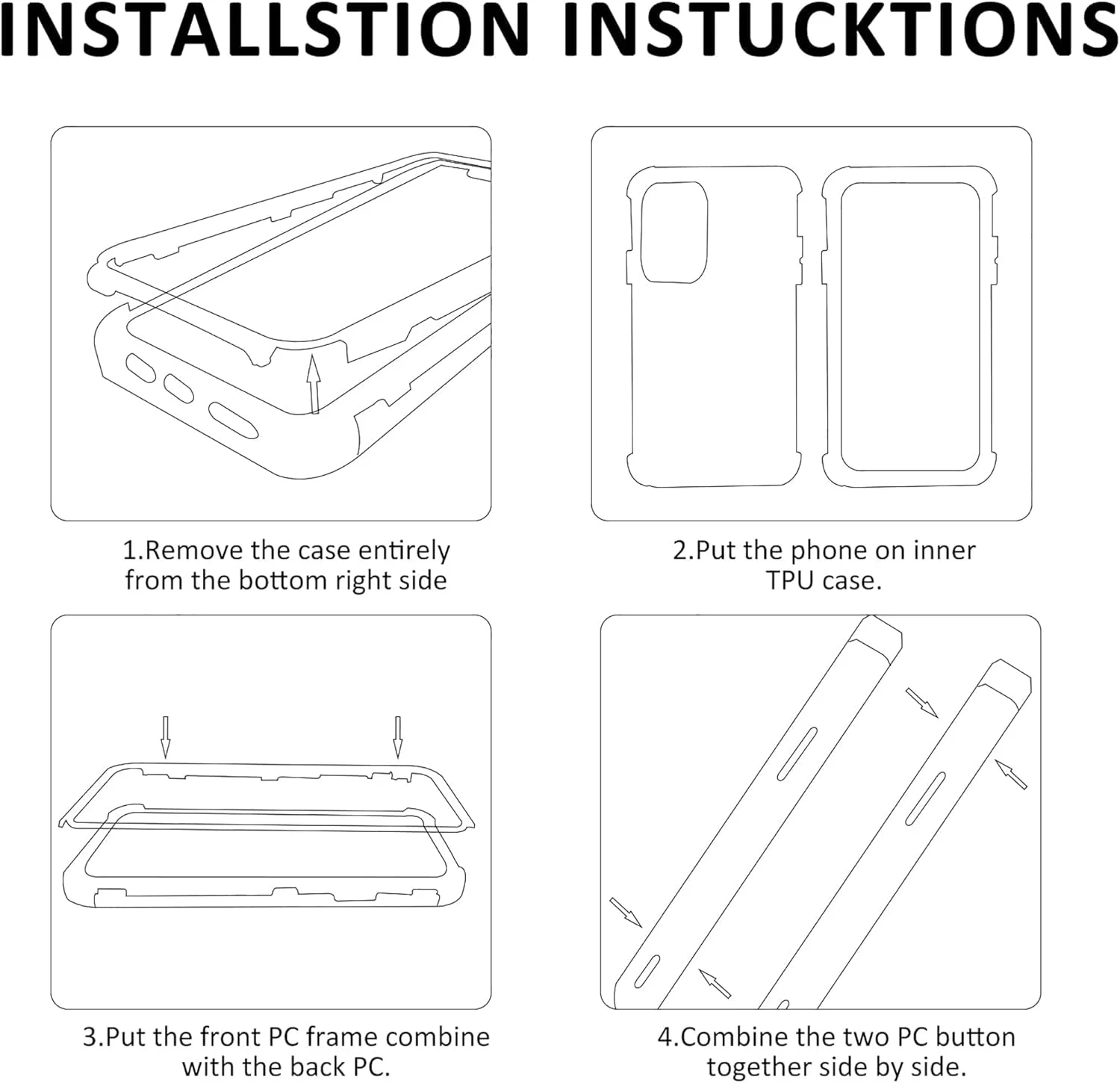 کاور شفاف و باریک ضد ضربه CCSmall به همراه محافظ صفحه نمایش، مناسب برای گوشی شیائومی ردمی نوت 12 پرو 5G / پوکو X5 پرو - رنگ مشکی