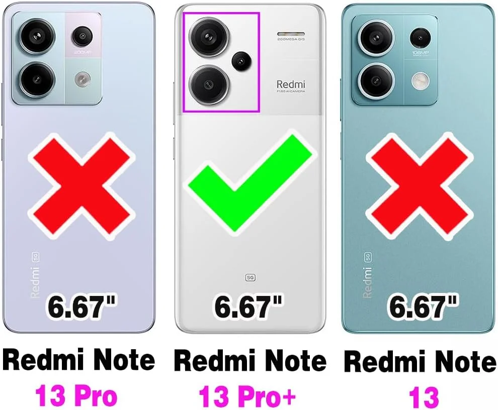 کاور گوشی موبایل آسویش مناسب برای شیائومی ردمی نوت 13 پرو پلاس 5G، مقاوم در برابر ضربه، ضد سقوط، محافظت کامل از بدنه، دو لایه، مناسب برای آقایان و بانوان - مشکی