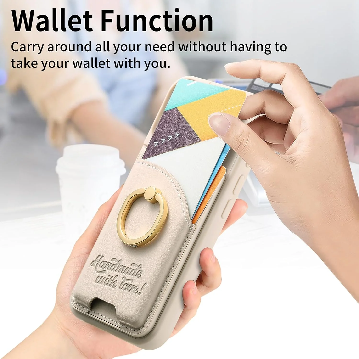 کیف پول گوشی آسویش برای شیائومی ردمی نوت ۱۴ فورجی با محافظ صفحه نمایش شیشه ای و نگهدارنده کارت اعتباری چرمی PU، لوازم جانبی تلفن همراه نوت ۱۴ جی ۴، مناسب بانوان و آقایان - سفید