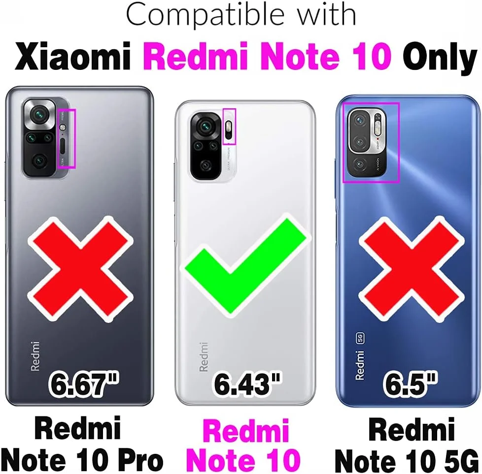 قاب گوشی آسویش برای شیائومی ردمی نوت 10/10S 4G به همراه محافظ صفحه نمایش شیشه ای و پوشش کشویی دوربین، دارای پایه نگهدارنده، باریک و محافظ، لوازم جانبی گوشی ردمی نوت 10 اس، مناسب برای خانم ها و آقایان - مشکی