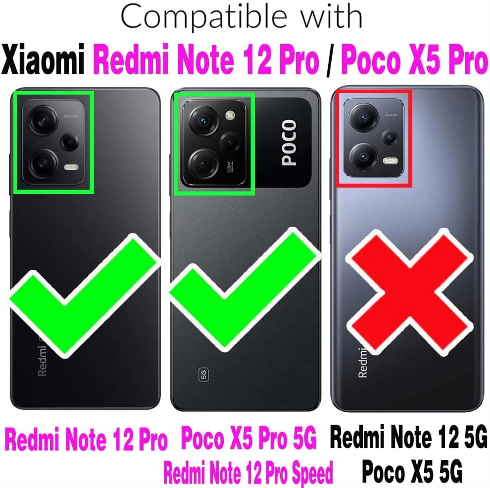 قاب گوشی آسویش برای شیائومی پوکو X5 پرو/ردمی نوت 12 پرو 5G به همراه محافظ صفحه نمایش شیشه ای و پوشش کشویی دوربین، پایه استند محافظ لوازم جانبی موبایل X5Pro 12Pro مناسب بانوان و آقایان - مشکی قاب گوشی آسویش برای شیائومی پوکو X5 پرو/ردمی نوت 12 پرو 5G به همراه محافظ صفحه نمایش شیشه ای و پوشش کشویی دوربین، پایه استند محافظ لوازم جانبی موبایل X5Pro 12Pro مناسب بانوان و آقایان - مشکی