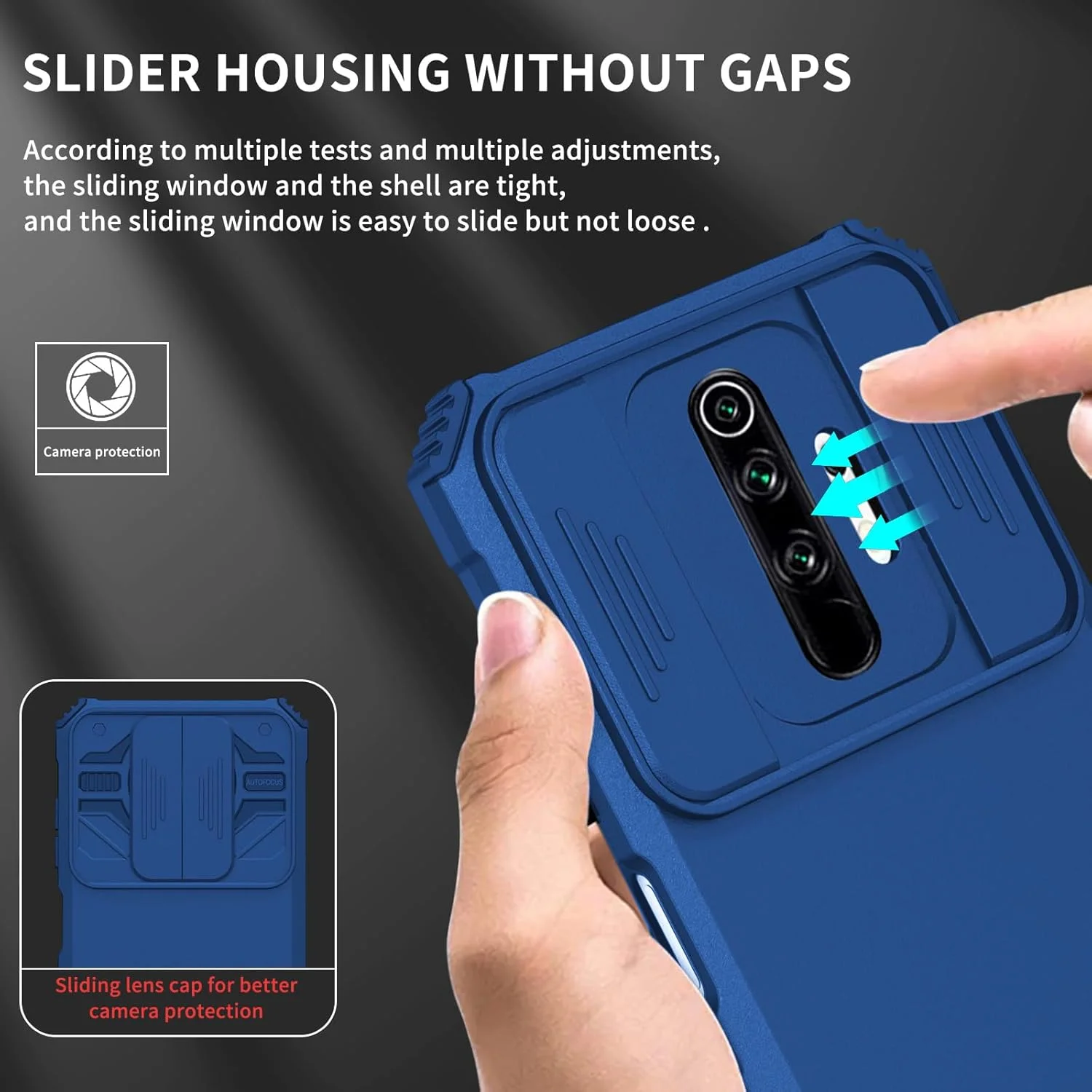 کاور گوشی آسویش برای شیائومی ردمی نوت 8 پرو به همراه محافظ صفحه نمایش شیشه ای و محافظ کشویی دوربین، دارای استند، باریک و محافظ موبایل، مناسب برای ردمی نوت 8 پرو، آبی کاور گوشی آسویش برای شیائومی ردمی نوت 8 پرو به همراه محافظ صفحه نمایش شیشه ای و محافظ کشویی دوربین، دارای استند، باریک و محافظ موبایل، مناسب برای ردمی نوت 8 پرو، آبی