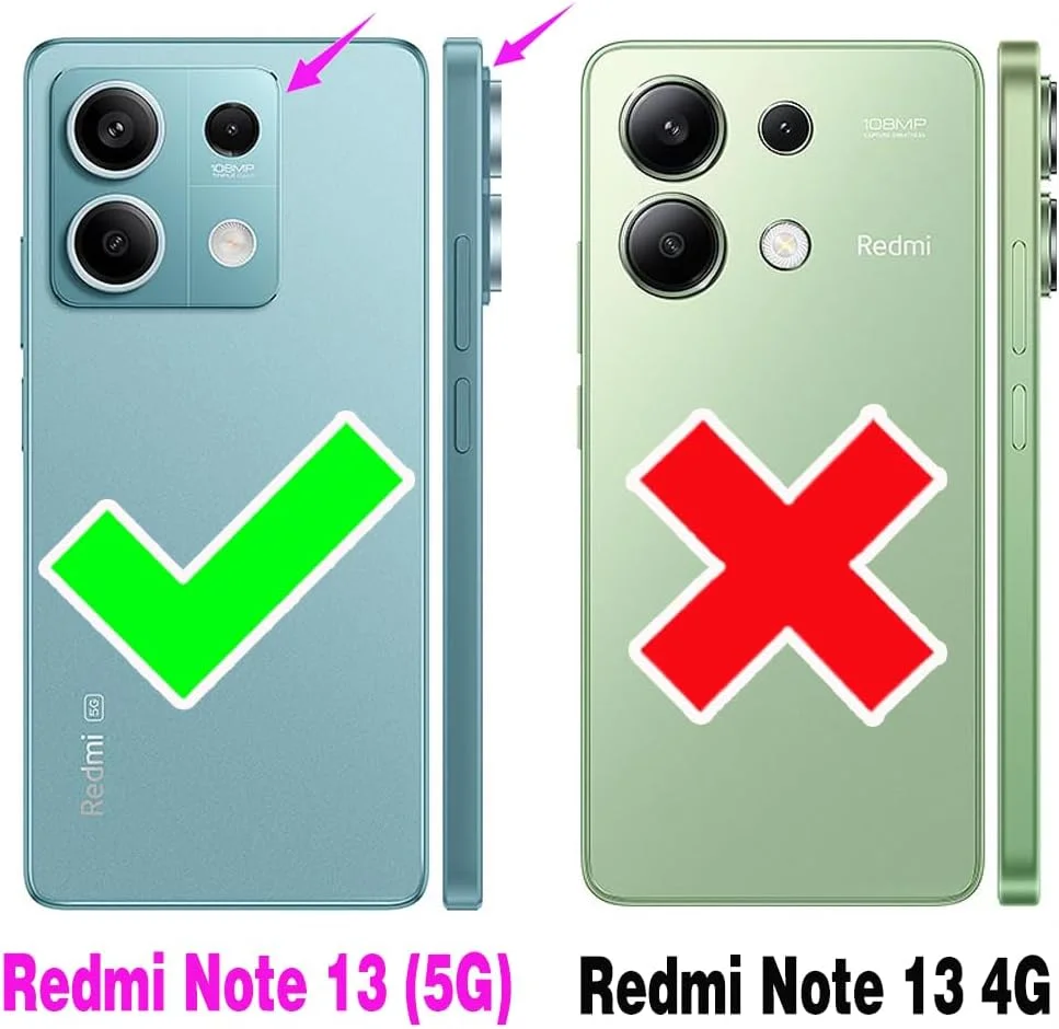 کاور گوشی موبایل آسویش مناسب برای شیائومی ردمی نوت 13 5G با محافظ صفحه نمایش شیشه ای و محافظ هیبریدی باریک و مقاوم TPU نرم لوازم جانبی موبایل نوت 13 135G زنانه مردانه بنفش