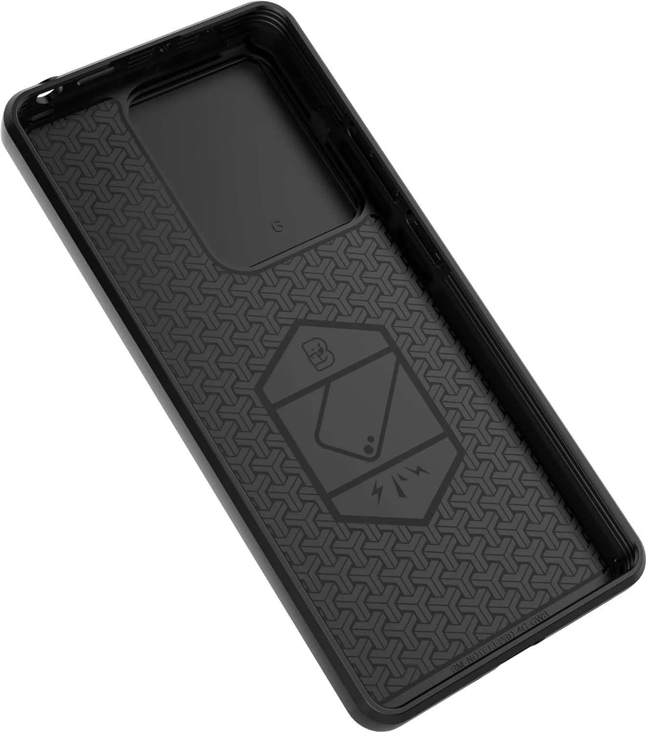 قاب محافظ گوشی شیائومی ردمی نوت 13 پرو 4G به همراه [2 عدد] محافظ صفحه نمایش شیشه ای حرارت دیده، محافظ لنز، پایه مغناطیسی، مشکی