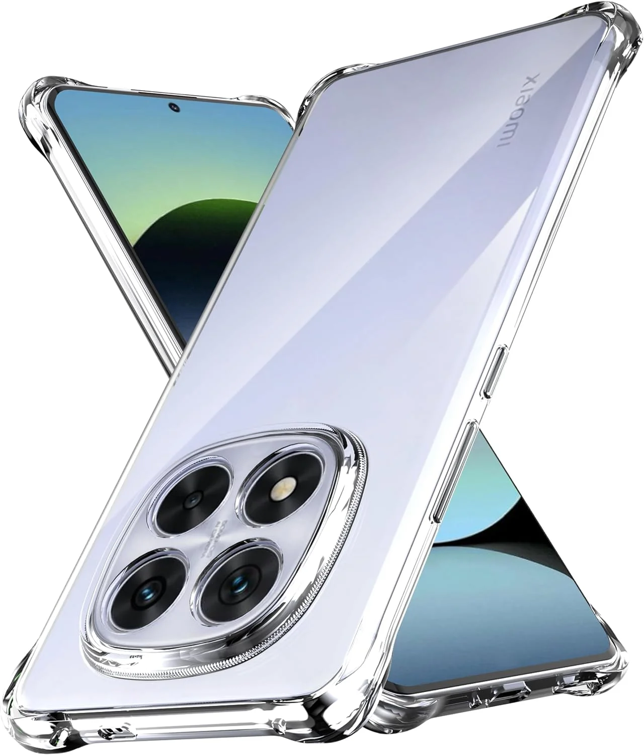 قاب گوشی شفاف ضد زردی برای شیائومی ردمی نوت 14 پرو 4G (نه 14 پرو 5G). ضد ضربه با درجه نظامی. فوق العاده نازک، ضد افتادن و بسیار نرم. قاب شفاف برای ردمی نوت 14 پرو 4G