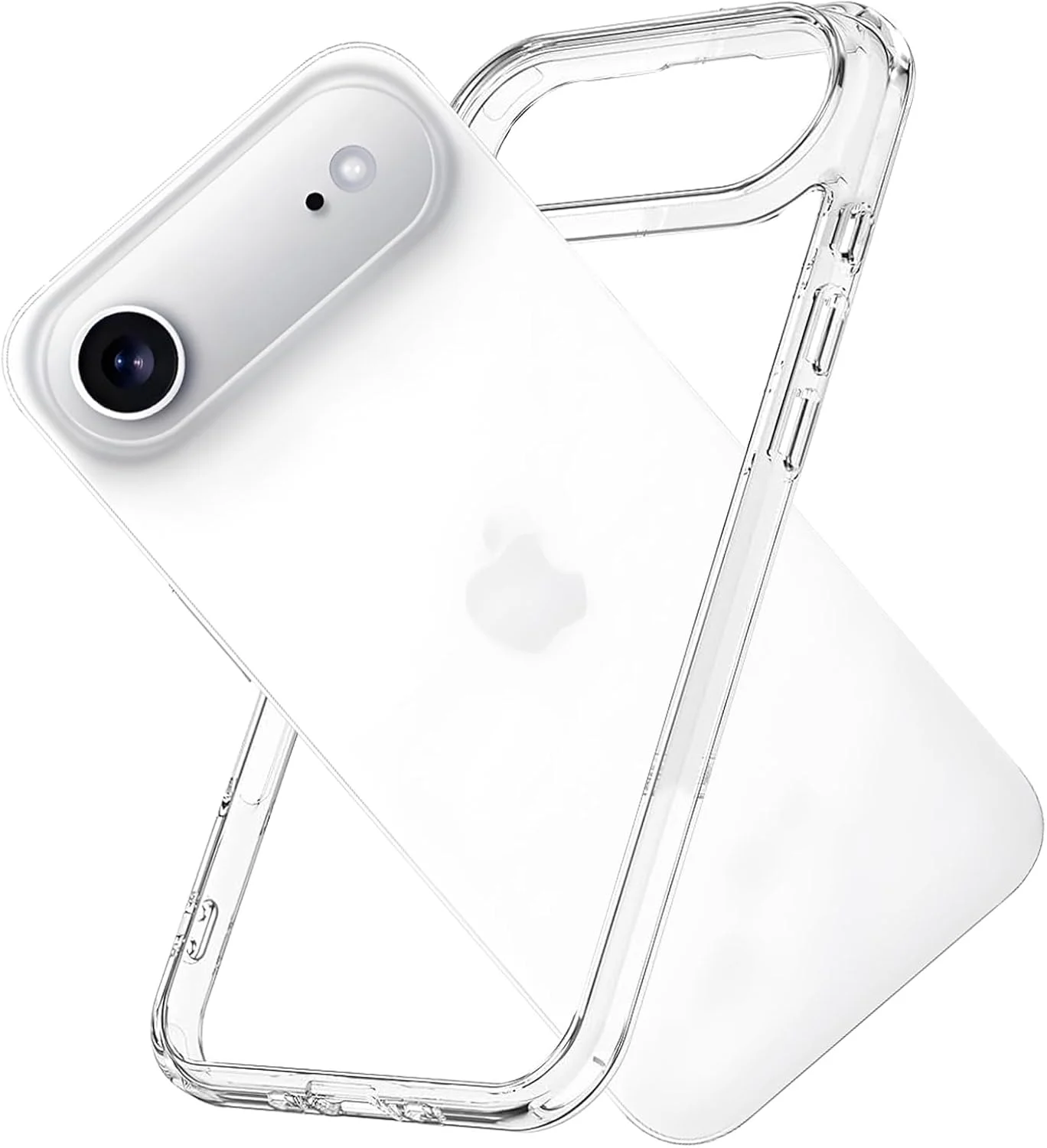 قاب محافظ دور گوشی آیفون ایر، شفاف با پوشش دوربین، سازگار با MagSafe، طراحی باریک بدون پشت، فریم ضربه گیر TPU نرم، دفع حرارت عالی (شفاف) قاب محافظ دور گوشی آیفون ایر، شفاف با پوشش دوربین، سازگار با MagSafe، طراحی باریک بدون پشت، فریم ضربه گیر TPU نرم، دفع حرارت عالی (شفاف)